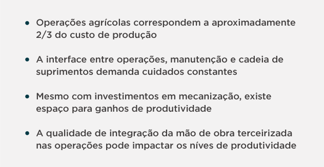 Caminho crítico de commodities agrícolas
